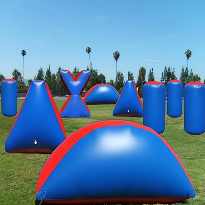 Inflatable Paintball Airsoft Bunker Set