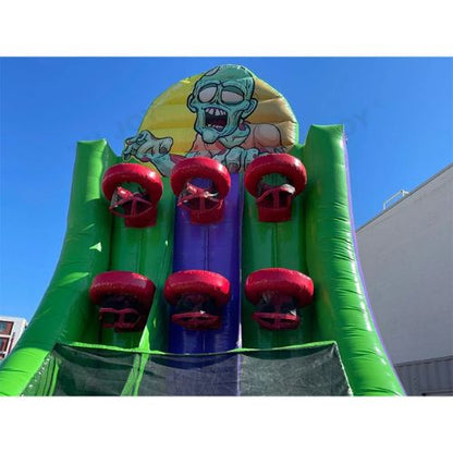 Zombie Basketball Challenge Inflatable Game Hoop