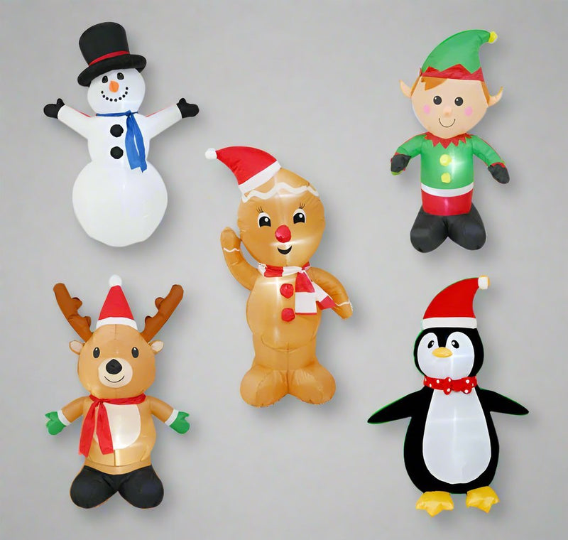 Personaje navideño Airpower 120 cm surtido