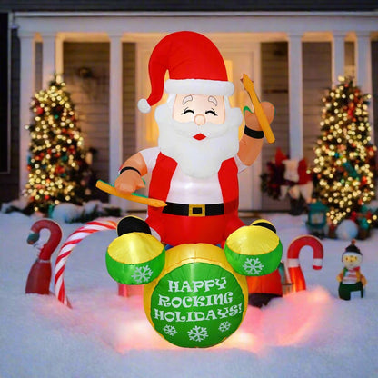 Rocker de Navidad Airpower 180cm Santa