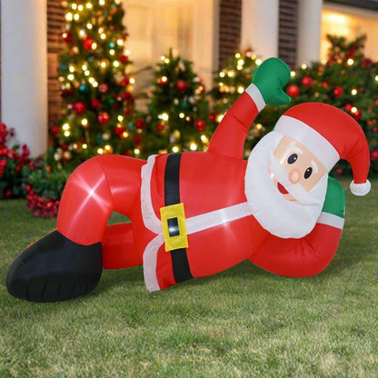 Airpower liegender Weihnachtsmann 240cm