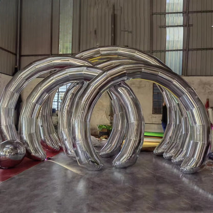Arche de mariage gonflable 3M avec miroir pour événement