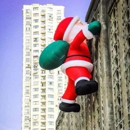 Pared de Escalada Inflable Gigante de Navidad Papá Noel