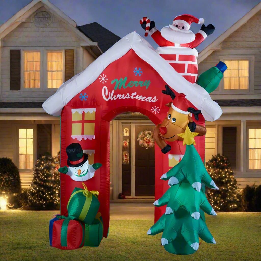 Arco Navideño Inflable Grande (2.4x3m)