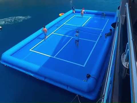 Floating Inflatable Pickleball Tennis Court