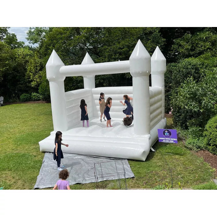 Castillo Inflable Blanco para Bodas y Fiestas