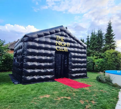 Carpa Disco Inflable Portátil Negra de 20FT