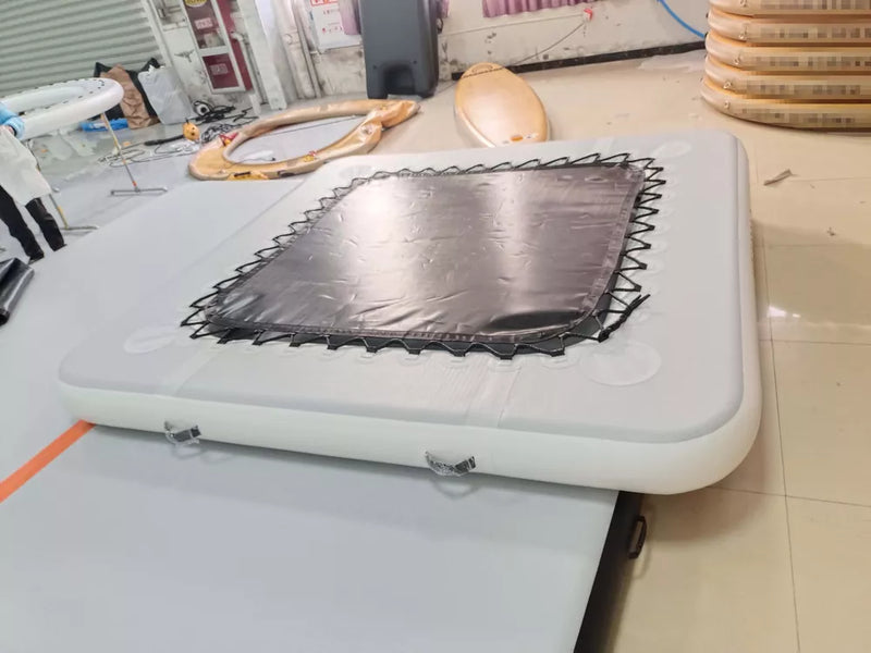 Plataforma Flotante Inflable de 8 Pies con Malla y Portavasos