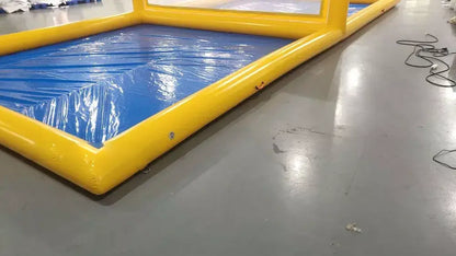 Cancha de Voleibol de Playa Inflable Juego Deportivo Piscina – 32FT x 16FT