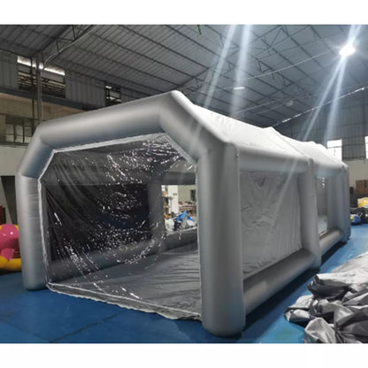 Cabina de pintura inflable portátil con filtro