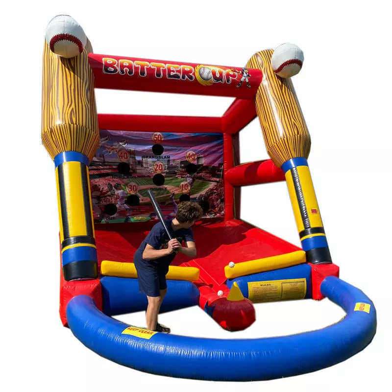 Cage de bateo inflable de béisbol para diversión al aire libre para niños