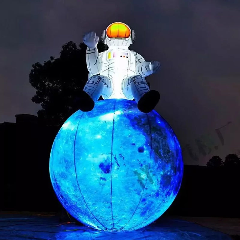 20FT Inflatable Astronaut Decoration with LED Lights