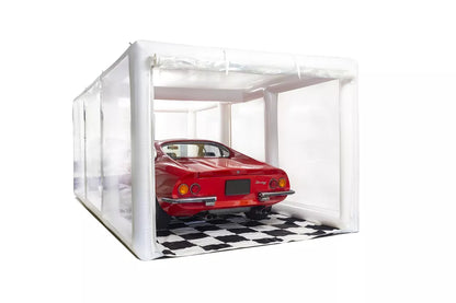 Cubierta de coche inflable de 14 pies para interiores