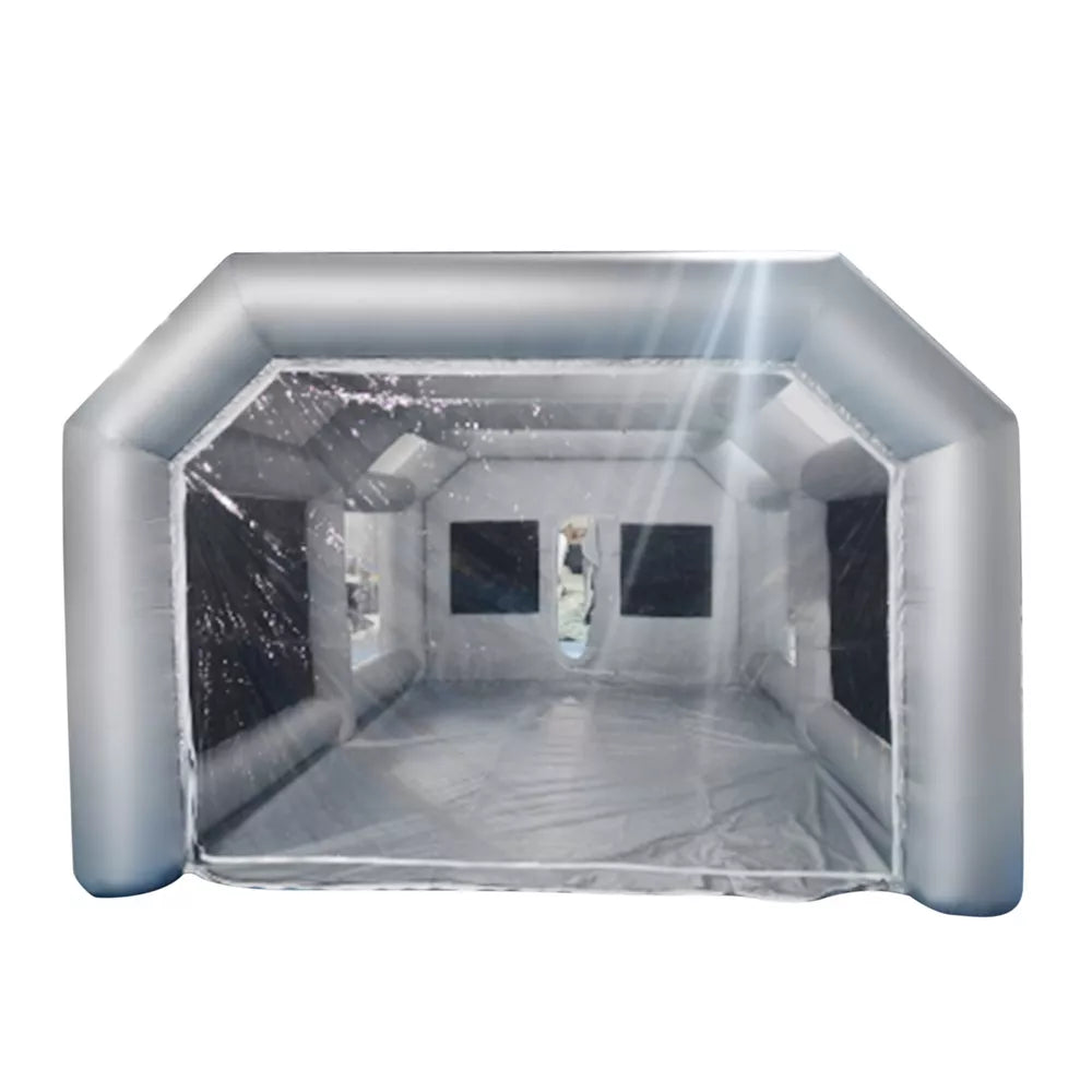 Cabina de pintura inflable portátil con filtro