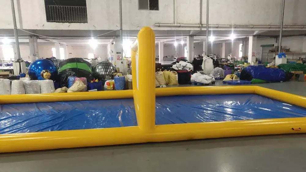 Cancha de Voleibol de Playa Inflable Juego Deportivo Piscina – 32FT x 16FT