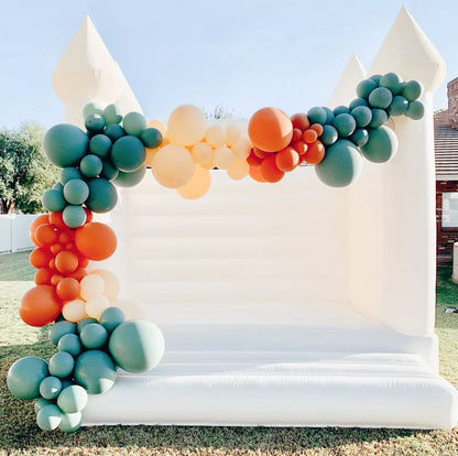 Castillo Inflable de Boda Blanco para Fiestas y Eventos