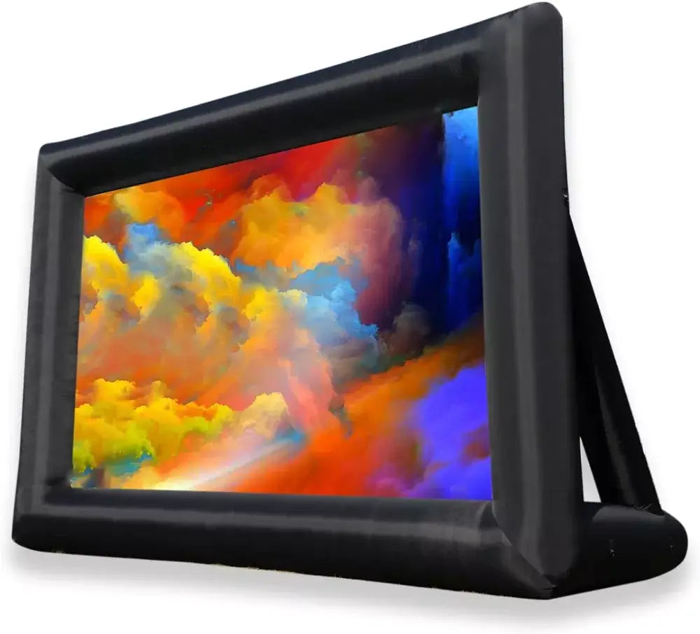 Pantalla de cine inflable para exteriores con soplador