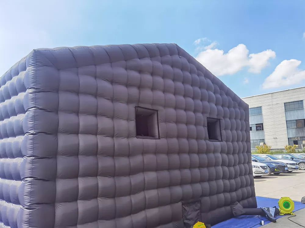 Carpa Disco Inflable Portátil Negra de 20FT