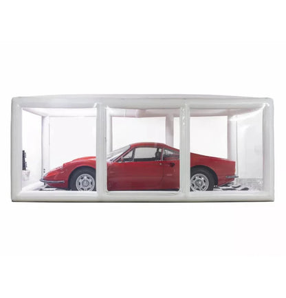 Cubierta de coche inflable de 14 pies para interiores