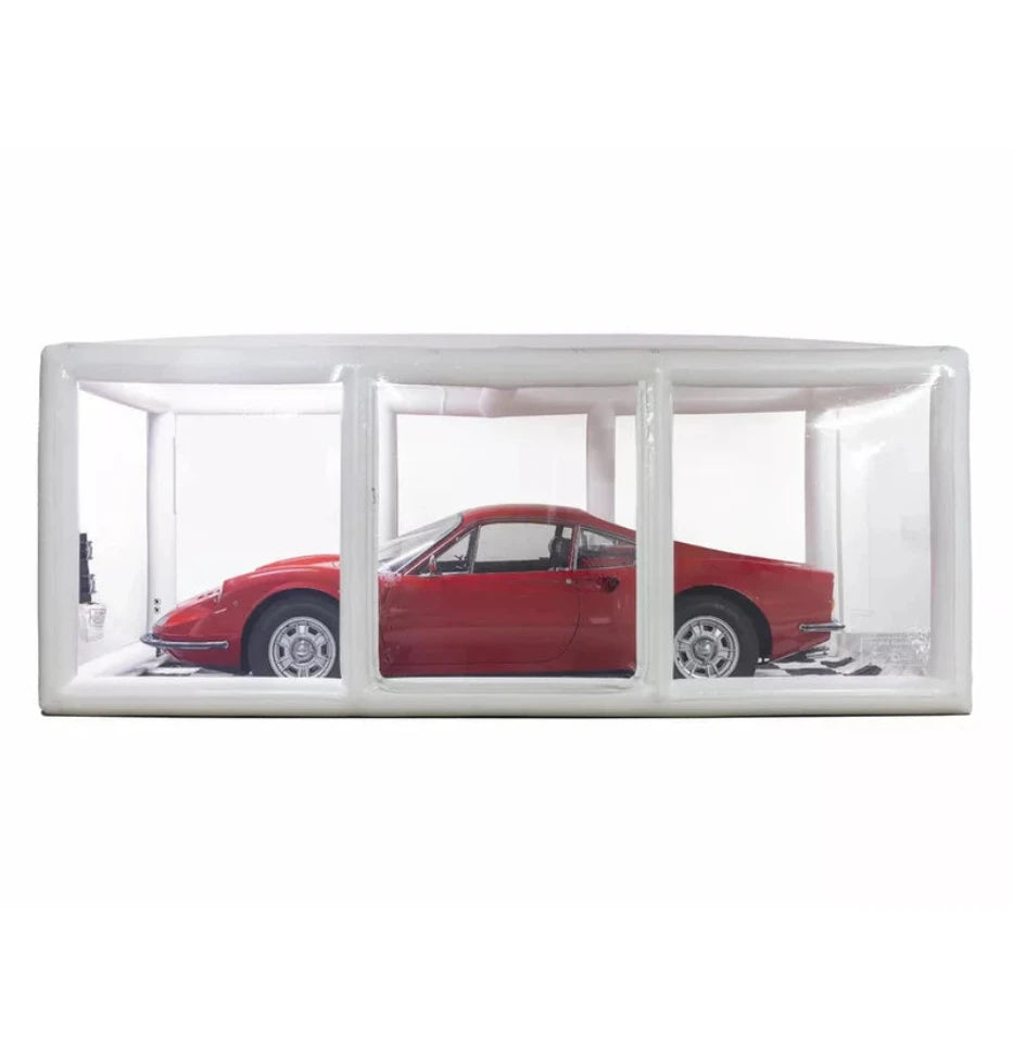 Cubierta de coche inflable de 14 pies para interiores