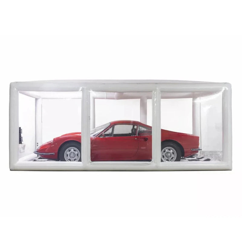 Cubierta de coche inflable de 14 pies para interiores