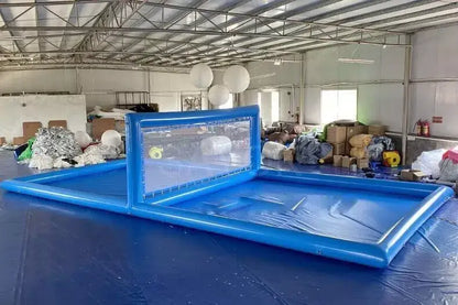 Cancha de Voleibol de Playa Inflable Juego Deportivo Piscina – 32FT x 16FT