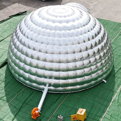 Tente dôme igloo gonflable avec lumière LED pour fête ou mariage