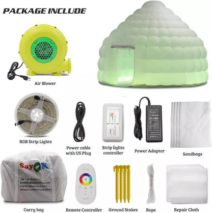 Tienda de Domo Inflable Igloo para Eventos
