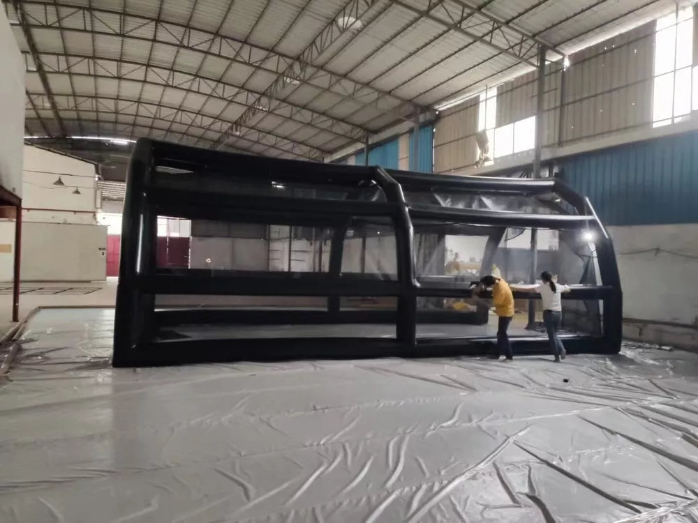 Cage de bateo inflable de PVC comercial para béisbol y sóftbol