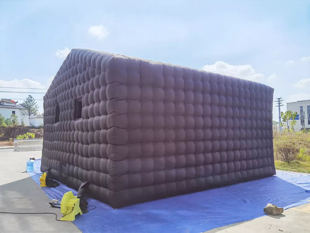 Carpa Disco Inflable Portátil Negra de 20FT