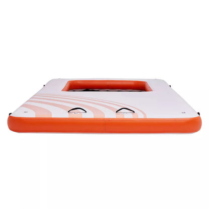 15 x 6,5 Fuß aufblasbares Schwimmdock mit 4 x 6 Fuß Mesh-Pool