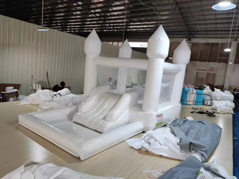 Casa inflable comercial de PVC de 4x2.5mx2.5m para fiestas infantiles