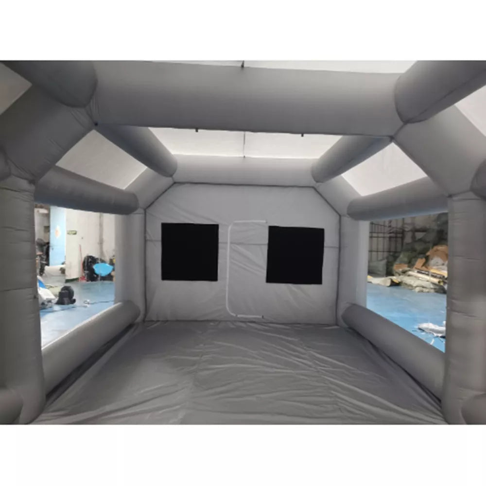 Cabina de pintura inflable portátil con filtro