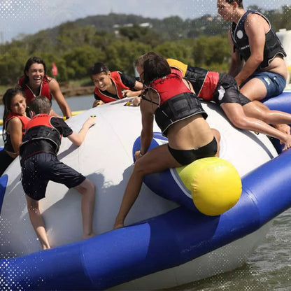 13FT Inflatable Disco Boat Aqua Park UFO for Water Adventures