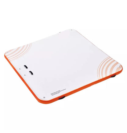 Plataforma flotante inflable de 10x10 pies con escalera
