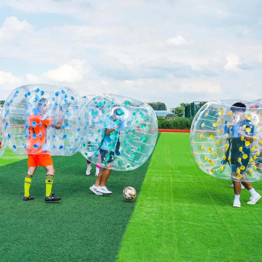 2PCS Pelotas Inflables de Bumper, Balón Zorb de Burbuja de 5 Pies