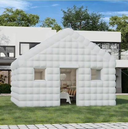 Carpa Inflable Blanca de 16x20x12 pies para Fiesta Disco al Aire Libre