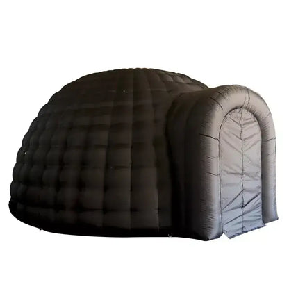 Tienda de Domo Inflable para Eventos – Igloo Negro con Soplador de Aire
