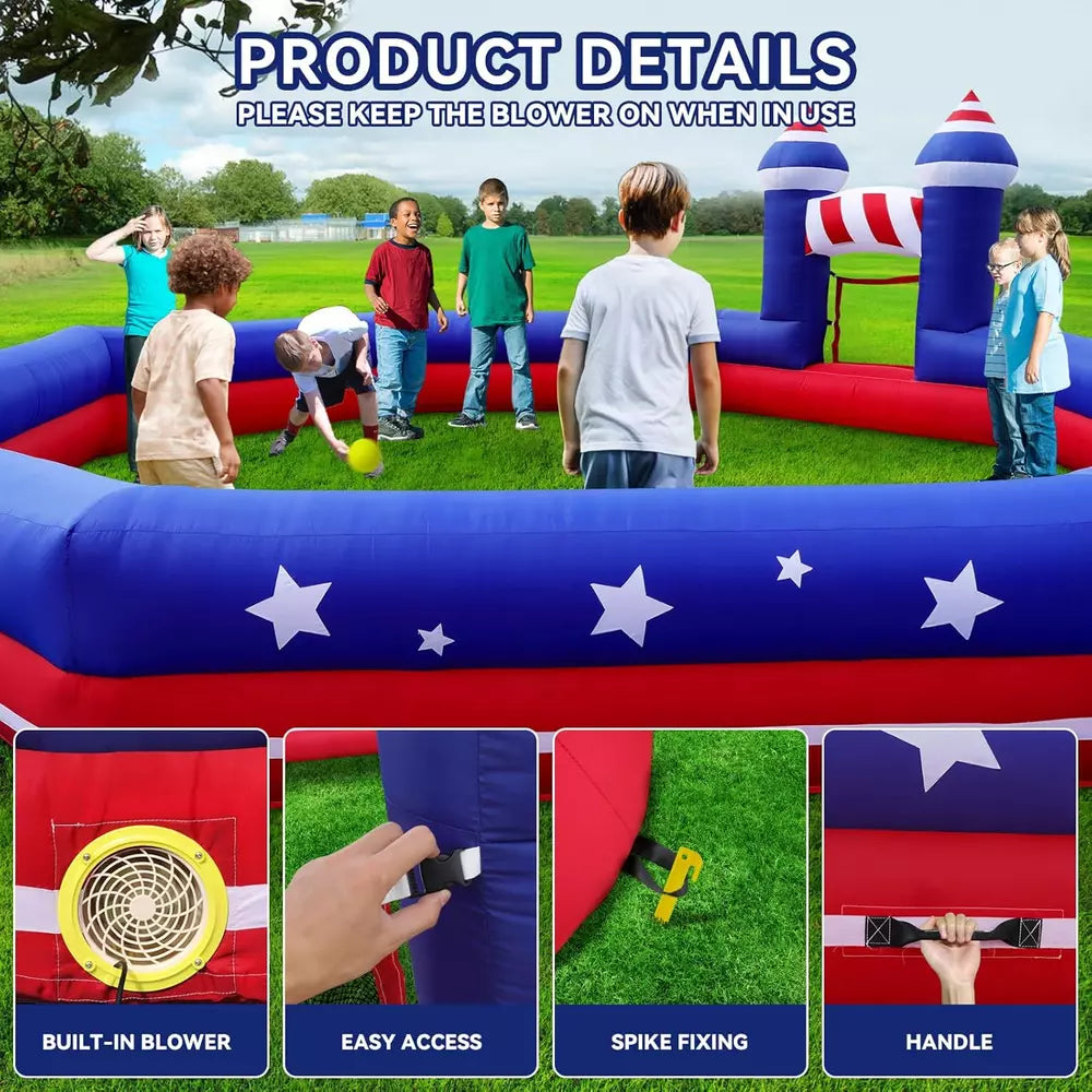 Foso de Gaga Inflable Portátil de 20 Pies