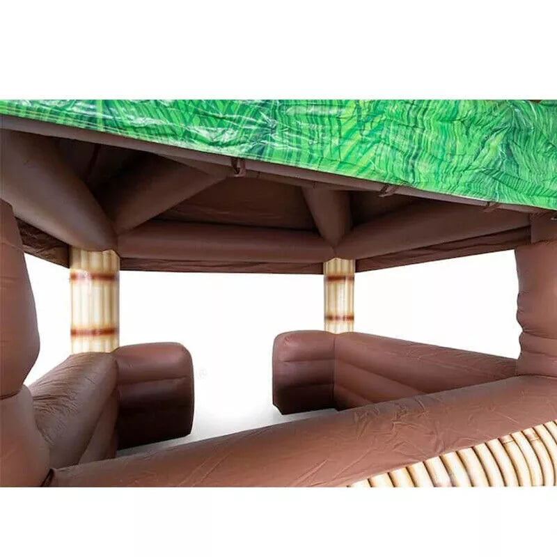 Bar Tiki Inflable Portátil para Fiestas de Verano en la Playa