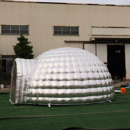 Tente dôme igloo gonflable avec lumière LED pour fête ou mariage