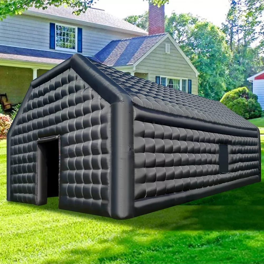 Carpa de fiesta inflable de discoteca 30x20x13 pies Cubo Gazebo Casa de eventos