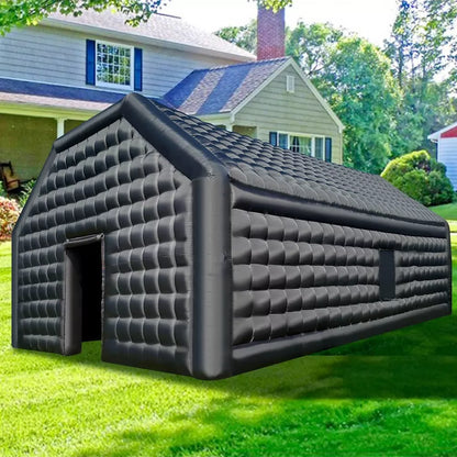 Carpa de fiesta inflable de discoteca 30x20x13 pies Cubo Gazebo Casa de eventos