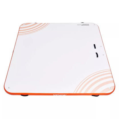 Plataforma flotante inflable de 10x10 pies con escalera