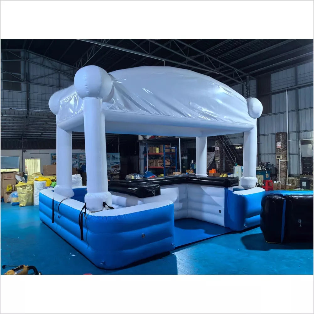 Bar de piscine gonflable portable de 15 x 15 pieds