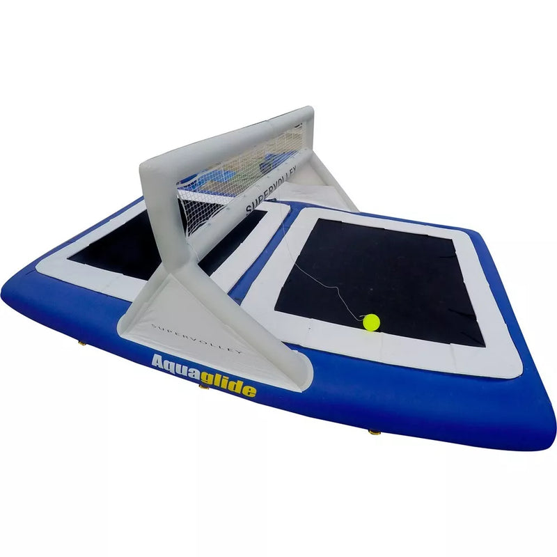 Cancha de voleibol inflable flotante para deportes acuáticos