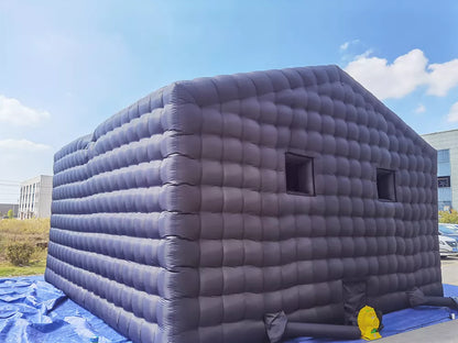 Carpa Disco Inflable Portátil Negra de 20FT