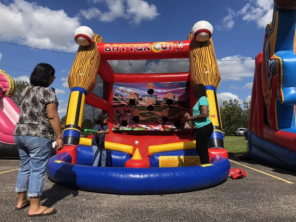 Cage de bateo inflable de béisbol para diversión al aire libre para niños