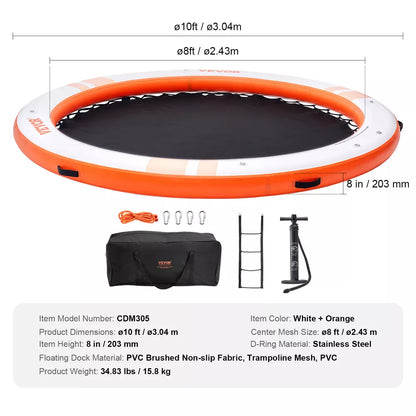 Dock Flotante Inflable de 10FT