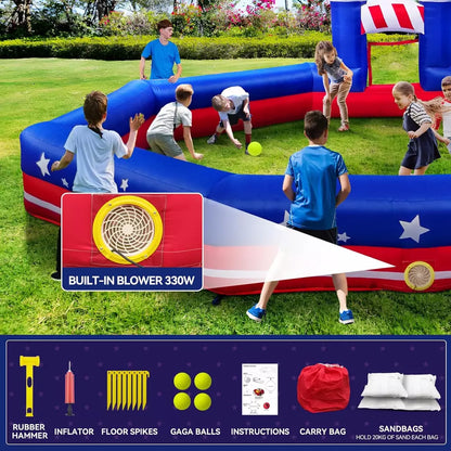 Foso de Gaga Inflable Portátil de 20 Pies